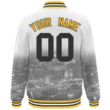 Custom City Connect Jacket Personalized Name Numbers Blend Windproof College Baseball Jacket