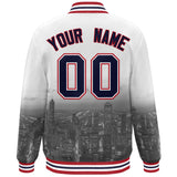 Custom City Connect Jacket Personalized Name Numbers Blend Windproof College Baseball Jacket