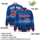 Custom City Connect Jacket Personalized Name Numbers Blend Windproof College Baseball Jacket
