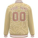 Custom Graffiti Pattern Varsity Jacket Customized Logo Name and Number Embroidery Fashionable College Jacket