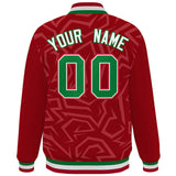 Custom Stitched Graffiti Pattern Jacket with Your Name Number Logo for Men/Women Baseball Jacket