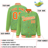 Custom Stitched Graffiti Pattern Jacket Hook Personalized Name Number Logo Breathable Baseball Jackets