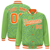 Custom Stitched Graffiti Pattern Jacket Hook Personalized Name Number Logo Breathable Baseball Jackets