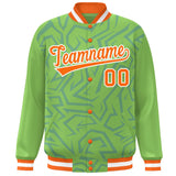 Custom Stitched Graffiti Pattern Jacket Hook Personalized Name Number Logo Breathable Baseball Jackets