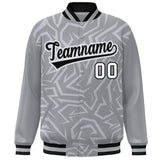 Custom Stitched Graffiti Pattern Jacket Hook Personalized Name Number Logo Breathable Baseball Jackets