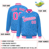 Custom Stitched Graffiti Pattern Jacket Hook Personalized Name Number Logo Breathable Baseball Jackets