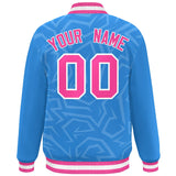 Custom Stitched Graffiti Pattern Jacket Hook Personalized Name Number Logo Breathable Baseball Jackets
