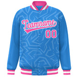 Custom Stitched Graffiti Pattern Jacket Hook Personalized Name Number Logo Breathable Baseball Jackets