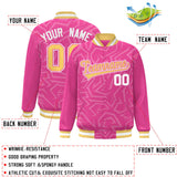Custom Stitched Graffiti Pattern Jacket Hook Personalized Name Number Logo Breathable Baseball Jackets