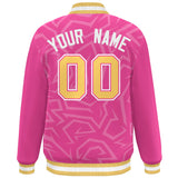 Custom Stitched Graffiti Pattern Jacket Hook Personalized Name Number Logo Breathable Baseball Jackets
