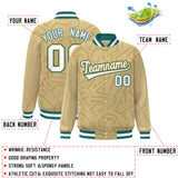Custom Stitched Graffiti Pattern Jacket Hook Personalized Name Number Logo Breathable Baseball Jackets