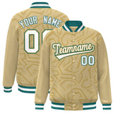 Custom Stitched Graffiti Pattern Jacket Hook Personalized Name Number Logo Breathable Baseball Jackets