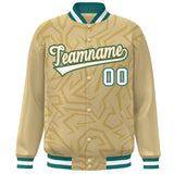 Custom Stitched Graffiti Pattern Jacket Hook Personalized Name Number Logo Breathable Baseball Jackets