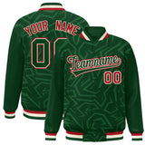 Custom Stitched Graffiti Pattern Jacket Hook Personalized Name Number Logo Breathable Baseball Jackets
