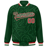 Custom Stitched Graffiti Pattern Jacket Hook Personalized Name Number Logo Breathable Baseball Jackets