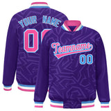 Custom Stitched Graffiti Pattern Jacket Hook Personalized Name Number Logo Breathable Baseball Jackets