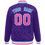 Custom Stitched Graffiti Pattern Jacket Hook Personalized Name Number Logo Breathable Baseball Jackets