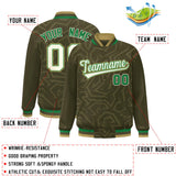 Custom Stitched Graffiti Pattern Jacket Hook Personalized Name Number Logo Breathable Baseball Jackets
