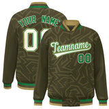Custom Stitched Graffiti Pattern Jacket Hook Personalized Name Number Logo Breathable Baseball Jackets