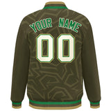 Custom Stitched Graffiti Pattern Jacket Hook Personalized Name Number Logo Breathable Baseball Jackets