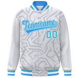Custom Stitched Graffiti Pattern Jacket Hook Personalized Name Number Logo Breathable Baseball Jackets