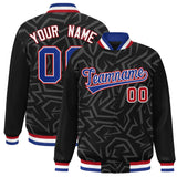 Custom Stitched Graffiti Pattern Jacket Hook Personalized Name Number Logo Breathable Baseball Jackets