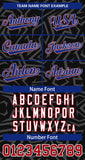 Custom Stitched Graffiti Pattern Jacket Hook Personalized Name Number Logo Breathable Baseball Jackets