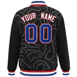 Custom Stitched Graffiti Pattern Jacket Hook Personalized Name Number Logo Breathable Baseball Jackets