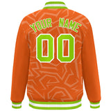 Custom Stitched Graffiti Pattern Jacket Hook Personalized Name Number Logo Breathable Baseball Jackets