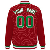 Custom Stitched Graffiti Pattern Jacket Hook Personalized Name Number Logo Breathable Baseball Jackets