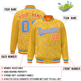 Custom Stitched Graffiti Pattern Jacket Hook Personalized Name Number Logo Breathable Baseball Jackets