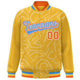 Custom Stitched Graffiti Pattern Jacket Hook Personalized Name Number Logo Breathable Baseball Jackets