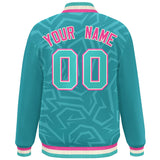 Custom Stitched Graffiti Pattern Jacket Hook Personalized Name Number Logo Breathable Baseball Jackets