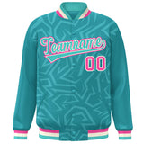 Custom Stitched Graffiti Pattern Jacket Hook Personalized Name Number Logo Breathable Baseball Jackets