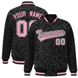 Custom Embroidery Graffiti Pattern Jacket Add Logo Name Logo College Jacket for Adult Youth S-6xl