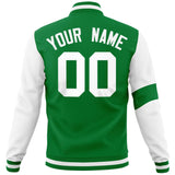 Custom Split Fashion Jacket Personalized Letterman Two Tone Jacket