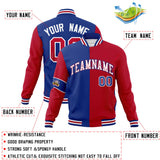 Custom Split Fashion Jacket Personalized Letterman Two Tone Jacket