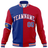 Custom Split Fashion Jacket Personalized Letterman Two Tone Jacket