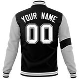 Custom Split Fashion Jacket Personalized Letterman Two Tone Jacket