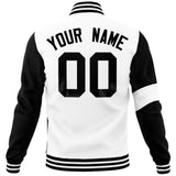 Custom Split Fashion Jacket Personalized Letterman Two Tone Jacket