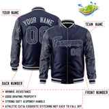 Custom Varsity Full-Zip Camo Raglan Sleeves Fashion College Jacket