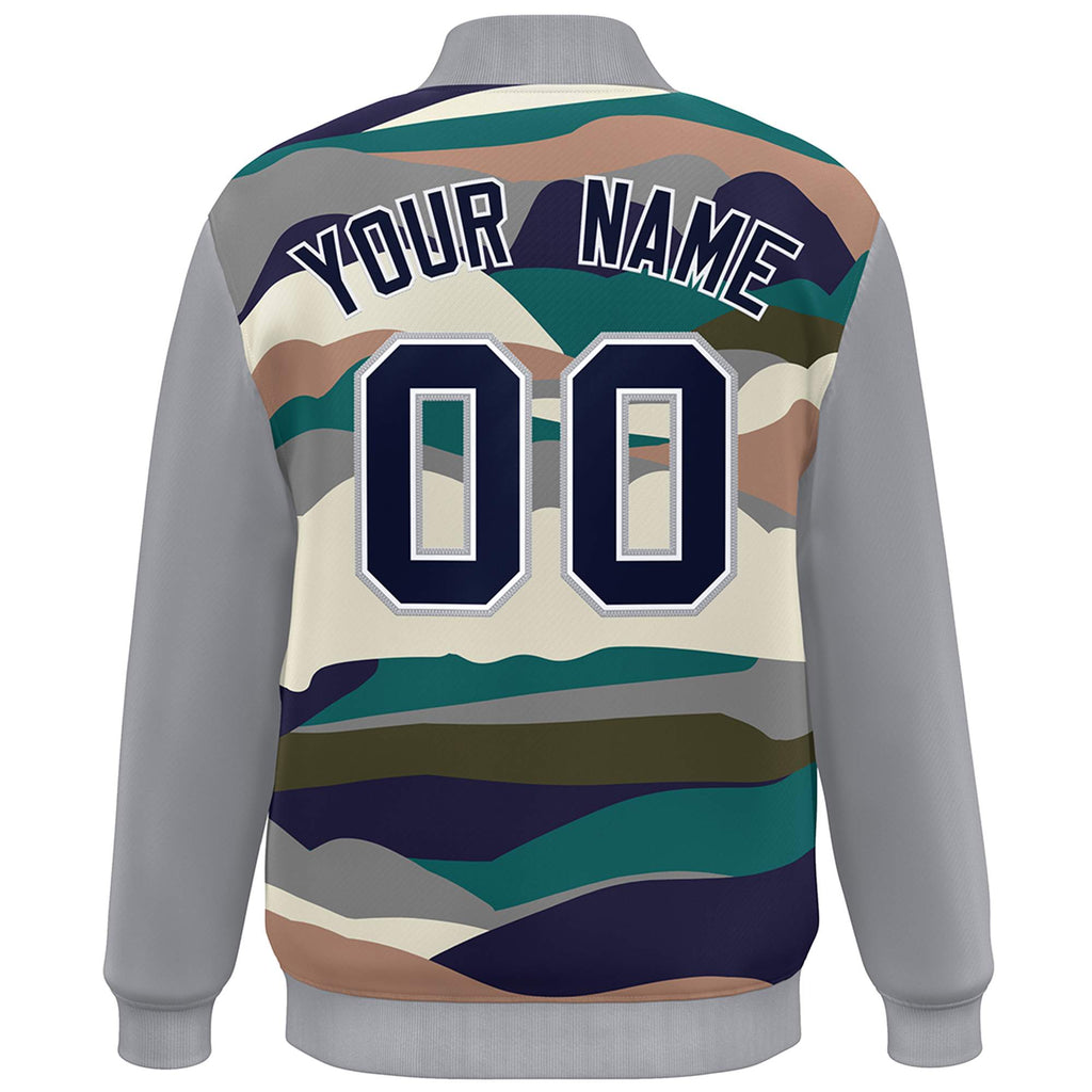 Custom Graffiti Pattern Jacket Varsity Baseball Jacket Stitched Letterman Jackets Personalized Letter and Number