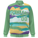 Custom Graffiti Pattern Jacket Blend Letterman Jackets Stitched Personalized Name Number Logo Big Size