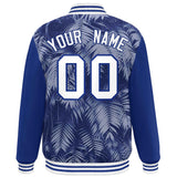 Custom Graffiti Pattern Jacket Maple Leaf Raglan Sleeves Bomber Varsity Baseball Jacket For Adult