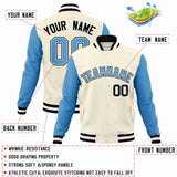 Custom Raglan Sleeves Jacket Varsity Blend Letterman Jackets Casual For Baseball Jacket