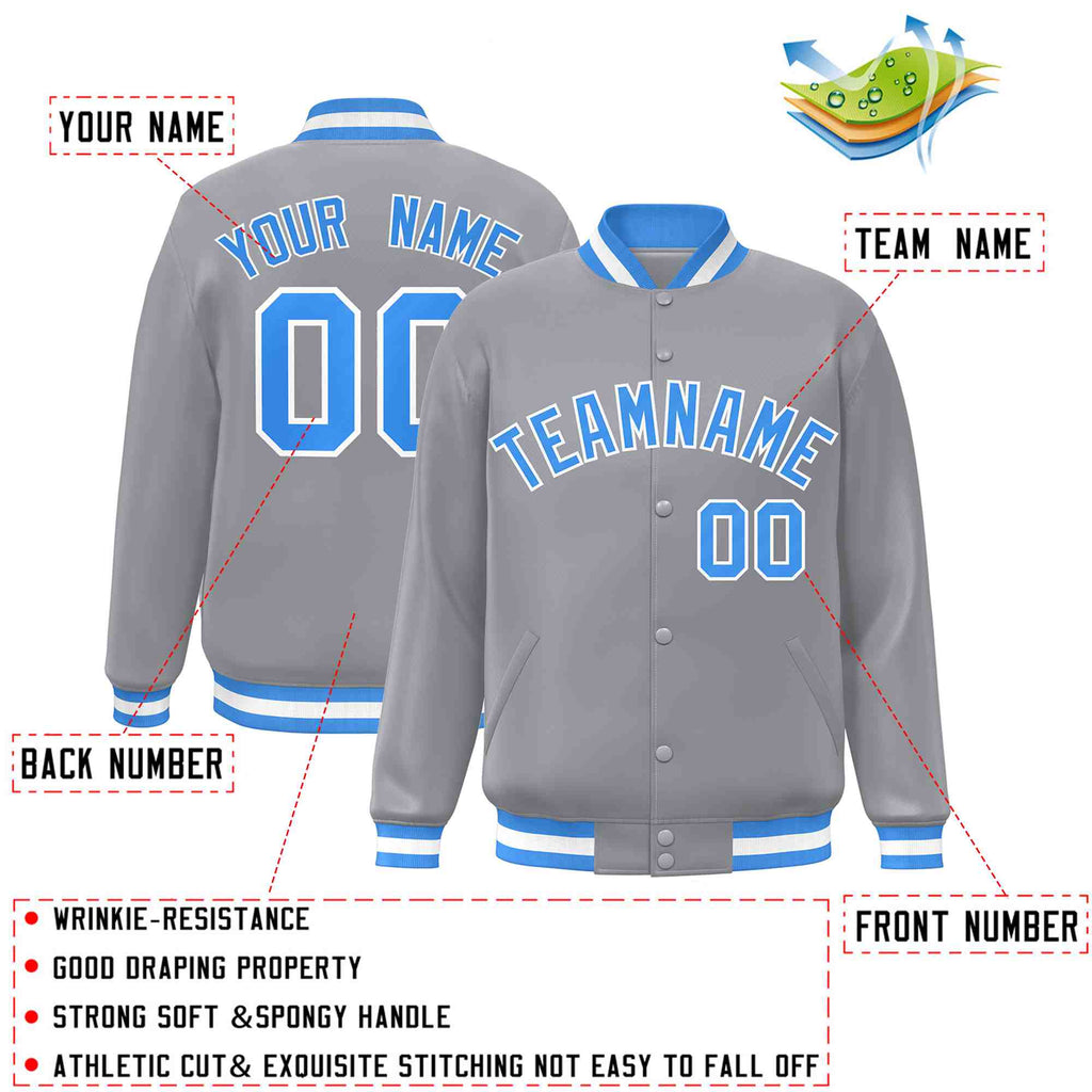 Custom Classic Style Jacket Fashion Hip Pop Baseball Coat