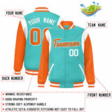 Custom Color Block Personalized Team Name Letterman Bomber Sportswear Baseball Jacket