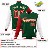 Custom Raglan Sleeves Jacket Varsity Blend Letterman Jackets For Sports