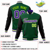 Custom Raglan Sleeves Jacket Varsity Blend Letterman Jackets For Sports