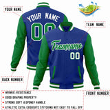 Custom Raglan Sleeves Jacket Varsity Blend Letterman Jackets For Sports